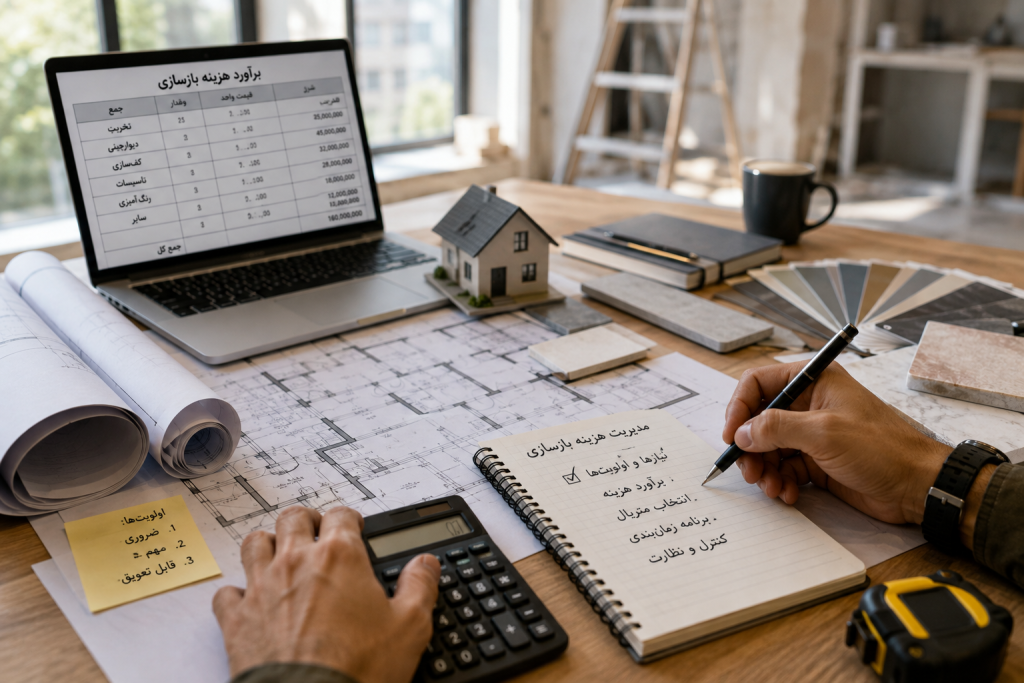 چگونه میتوان هزینه بازسازی را مدیریت کرد؟